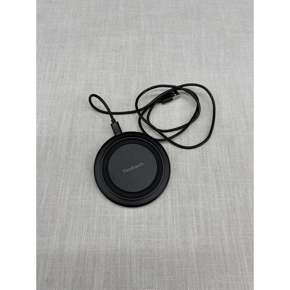 Yootech F500 Wireless Charging Pad Qi-Certified 10W 7.5W 5W Black with Cable